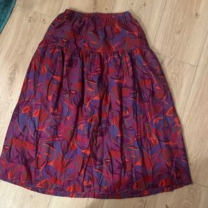 Vintage tiered skirt